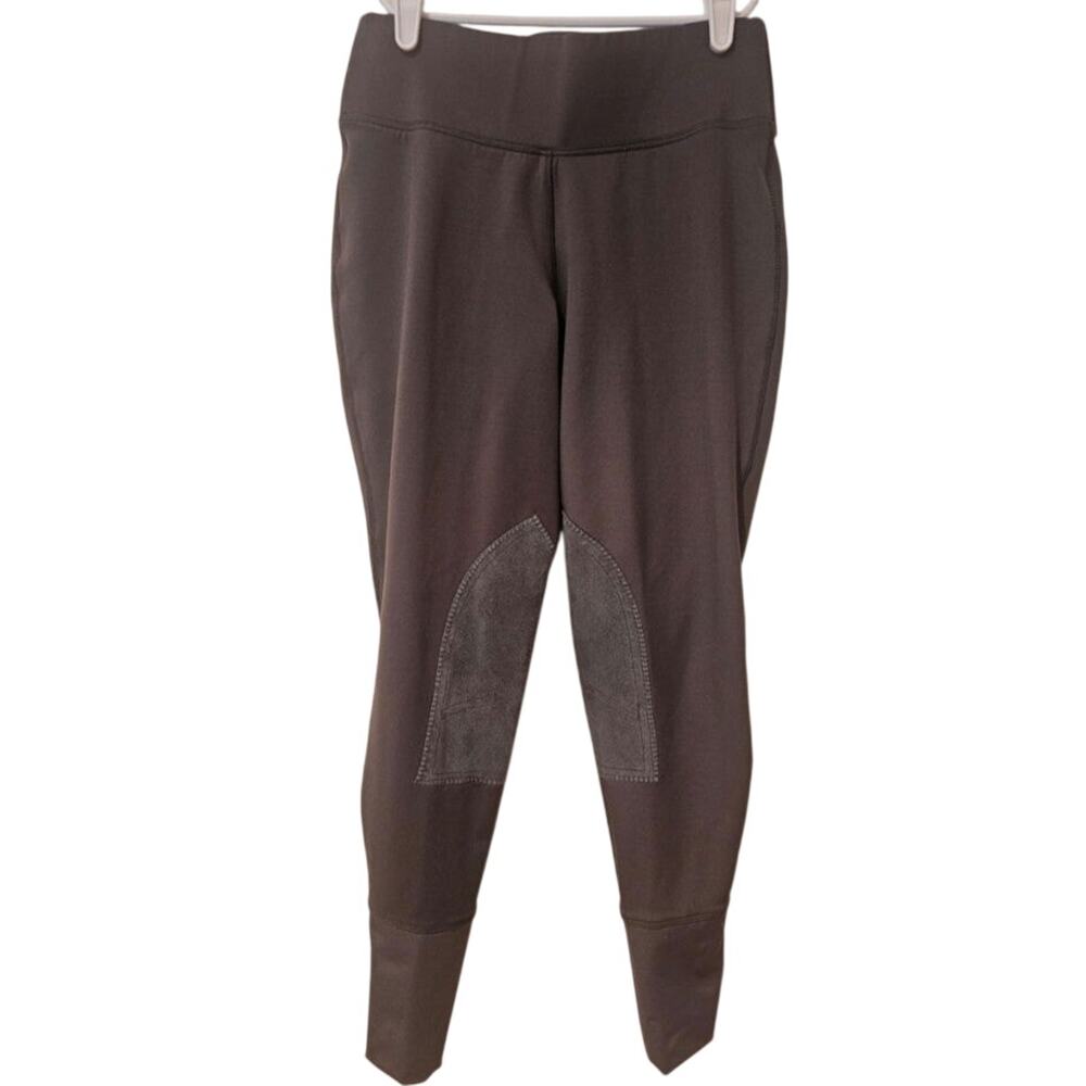 Dover Saddlery English Horse Riding Sport Pants Women's Size S Gray Knee Patch